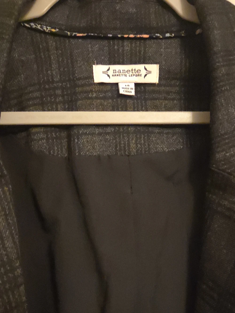 Plaid Womens Blazer